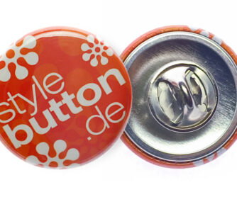 Button 25 mm mit Butterfly-Verschluss