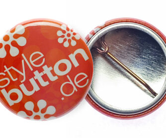 Button 25 mm mit Bogennadel