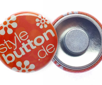 Button 25 mm mit abnehmbarem Supermagnet