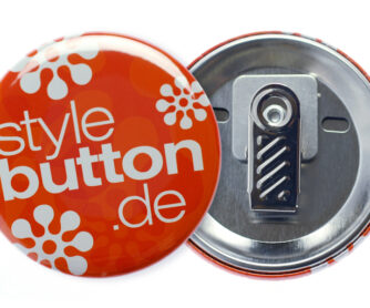 Button 56 mm mit Krokoclip