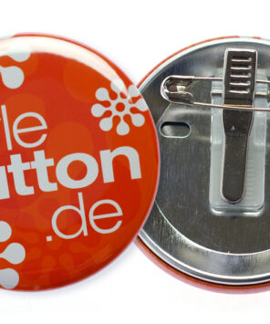 56 mm Button mit Kombiclip