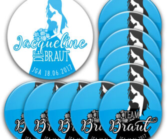 Alternative view of JGA-Button Modell #10 Cyan