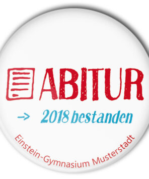 Abi Button Nr. 4 Matura Anstecker