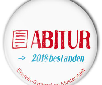 Abi Button Nr. 4 Matura Anstecker