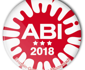 Abitur Schulabschluss Button Mod.2