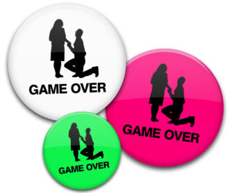 Game Over Buttons für JGA unisex