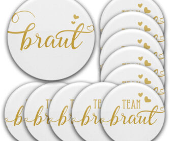 Set #27 elegante JGA Buttons für Junggesellenabschied Frauen