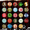 Adventskalenderbuttons Set 1