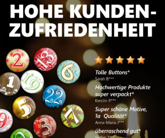 24 Advents-Kalenderbuttons XMAS 1 – Bild 4