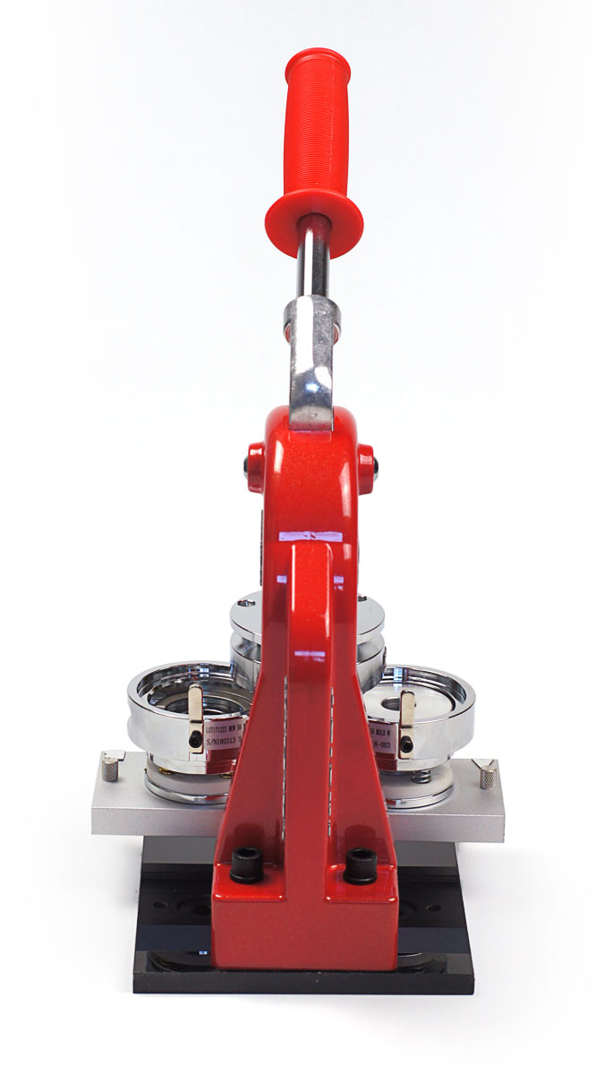 Buttonmaschine 56 mm von hinten