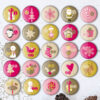 Kalender Zahlen Buttons XMAS3