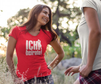 Ich heirate Shirt für Junggesellinnenabschied Frauen in rot