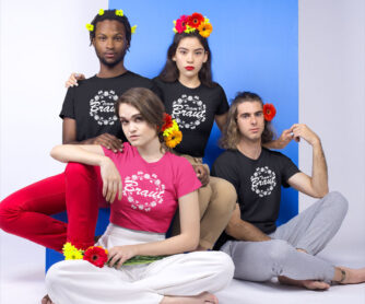 Lustig geschmückte JGA-Truppe mit T-Shirts #73 von stylebutton