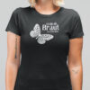 T08 Shirt Junggesellinnenabschied in schwarz mit Schmetterling, mit Datum individualisiert