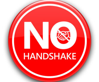 No Handshake Button