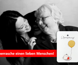Überrasche mit dieser Rubbelkarte einen lieben Menschen!