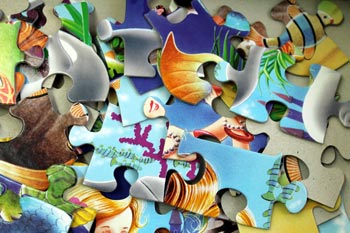 Puzzle benötigen Ausdauer und beschäftigen ein Kind lange Zeit