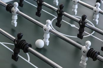 Tischkicker ist für große und kleine Gäste eine willkommene Beschäftigung