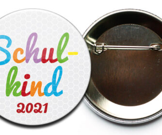 reflektierender Button Schulkind Schulanfang