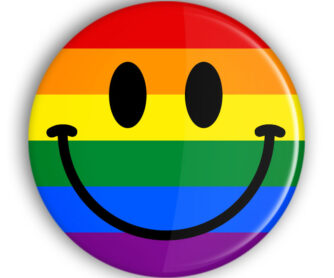 LGBT Regenbogen Smiley