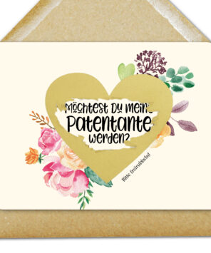 Rubbelkarte Möchtest Du meine Patentante werden?