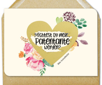 Rubbelkarte Möchtest Du meine Patentante werden?