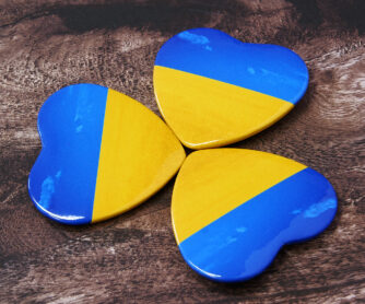 3 Herzbuttons Ukraine