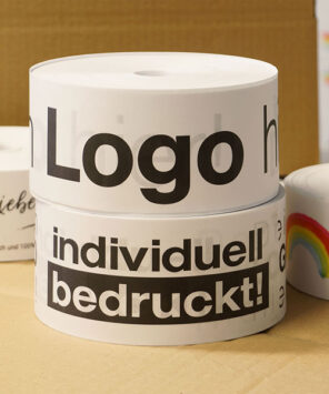 individuell bedrucktes Papierklebeband