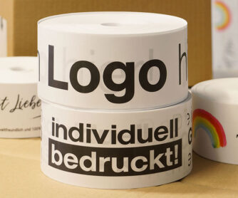 individuell bedrucktes Papierklebeband