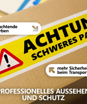Nassklebeband: leuchtende Farben und professionelles Aussehen