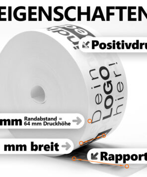 Nassklebeband unverstarkt 70mm Eigenschaften Nassklebeband, 70 mm, weiß, unverstärkt