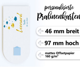 Details der Pralinenkarten